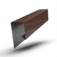 Планка завершающая сложная 30х25х2000 (VALORI-20-Brown-0.5)